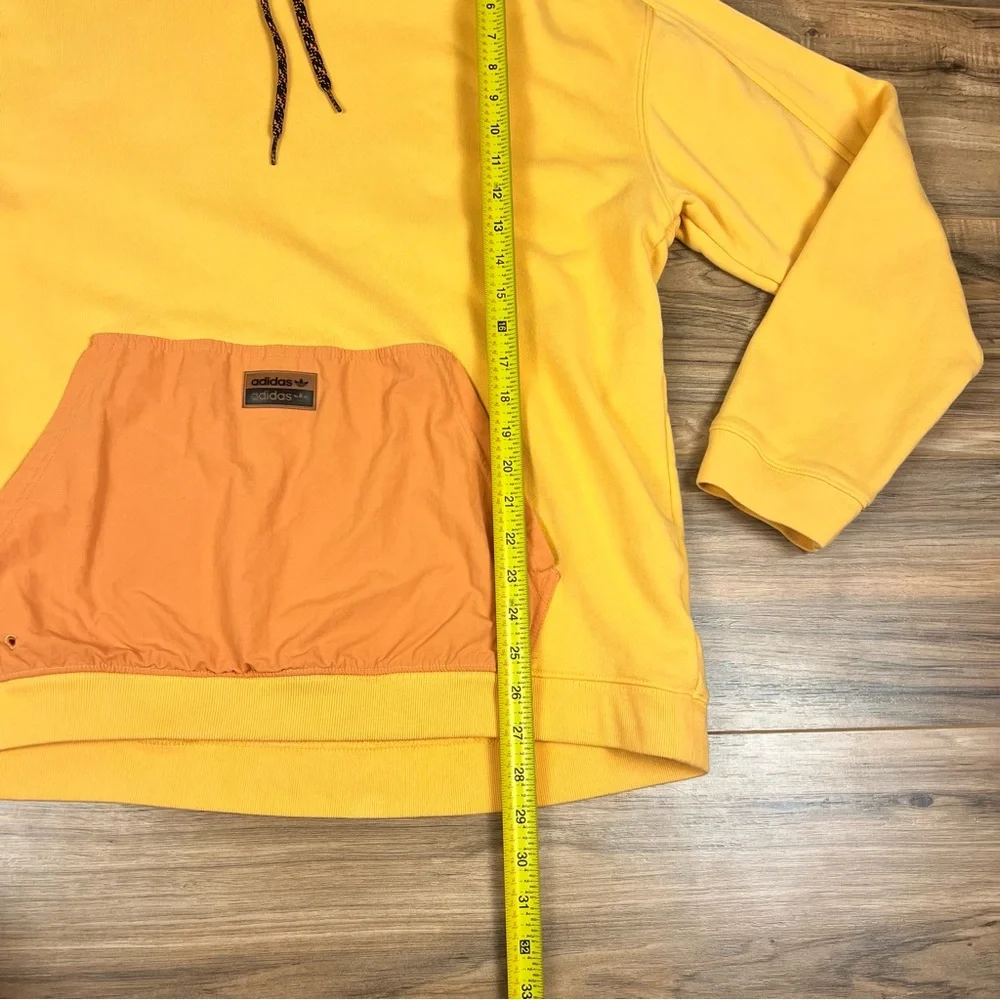 Adidas Men's Two-tone Orange Hoodie,‎ Size Large